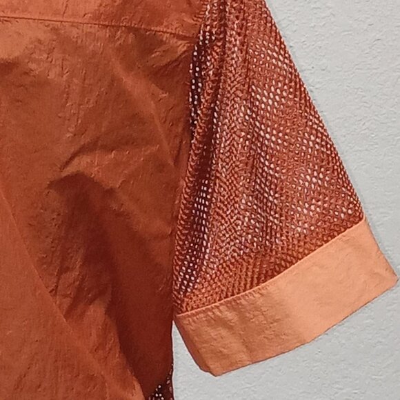 Jordan cropped Mesh wrap top - Picture 4 of 15